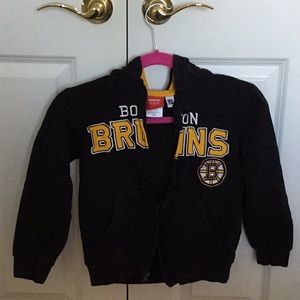 Boston Bruins Boys Zip Up